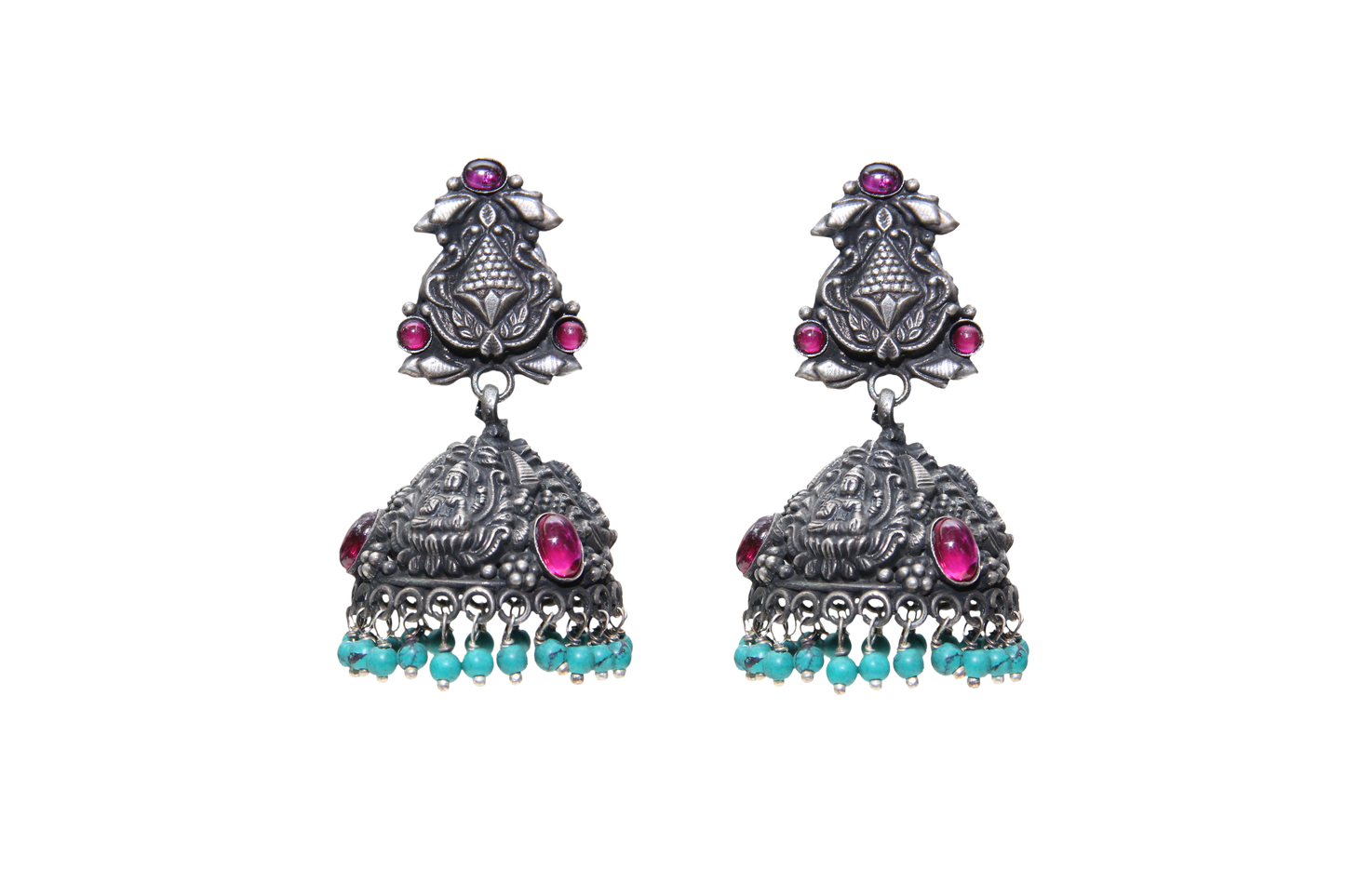 Silver Oxidase Earrings
