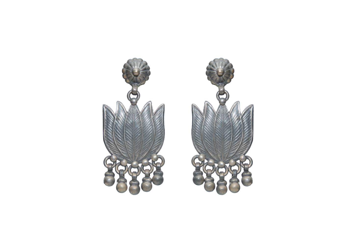 Silver Oxidize Earrings.