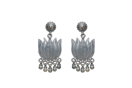 Silver Oxidize Earrings.