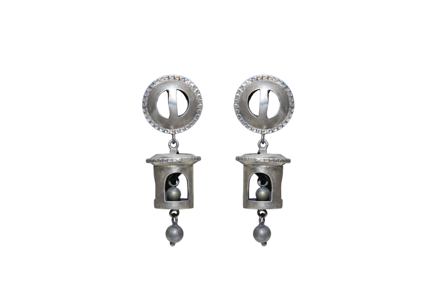 Silver Oxidize earring