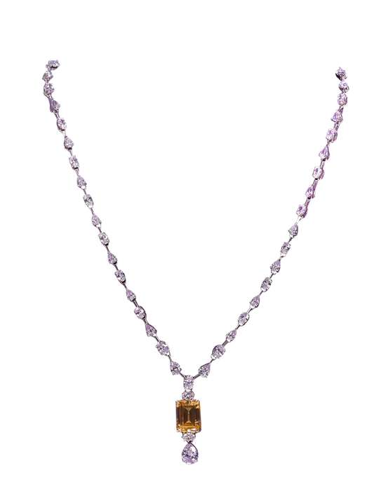 Swarovski Silver Necklace