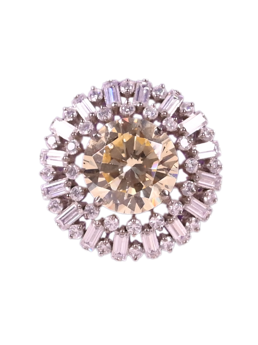 SWAROVSKI SILVER RING