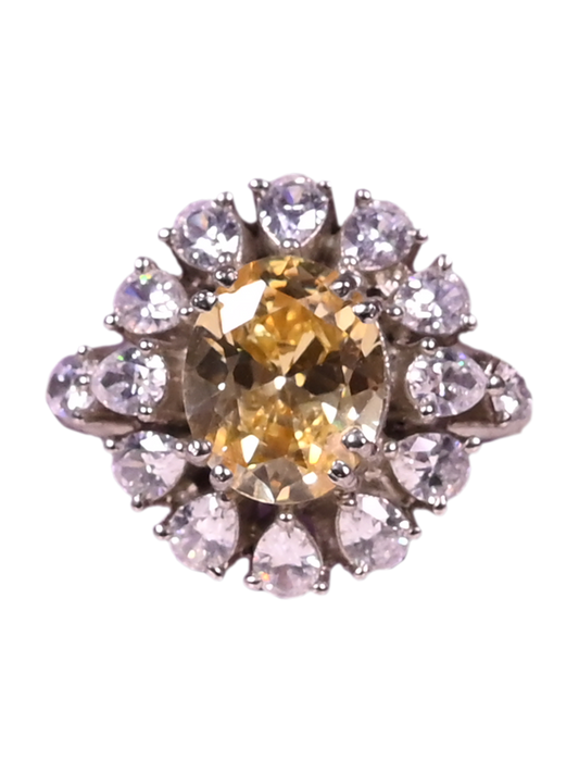 SWAROVSKI SILVER RING