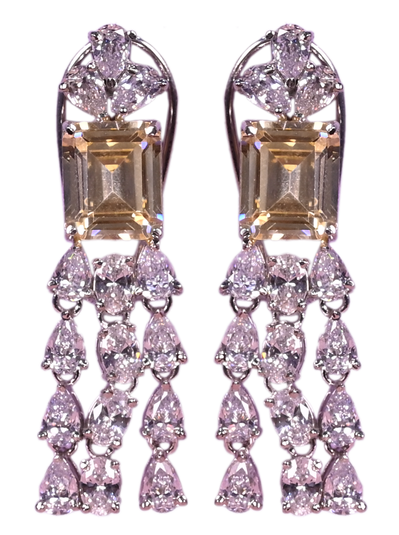 SWAROVSKI SILVER EARIRNGS