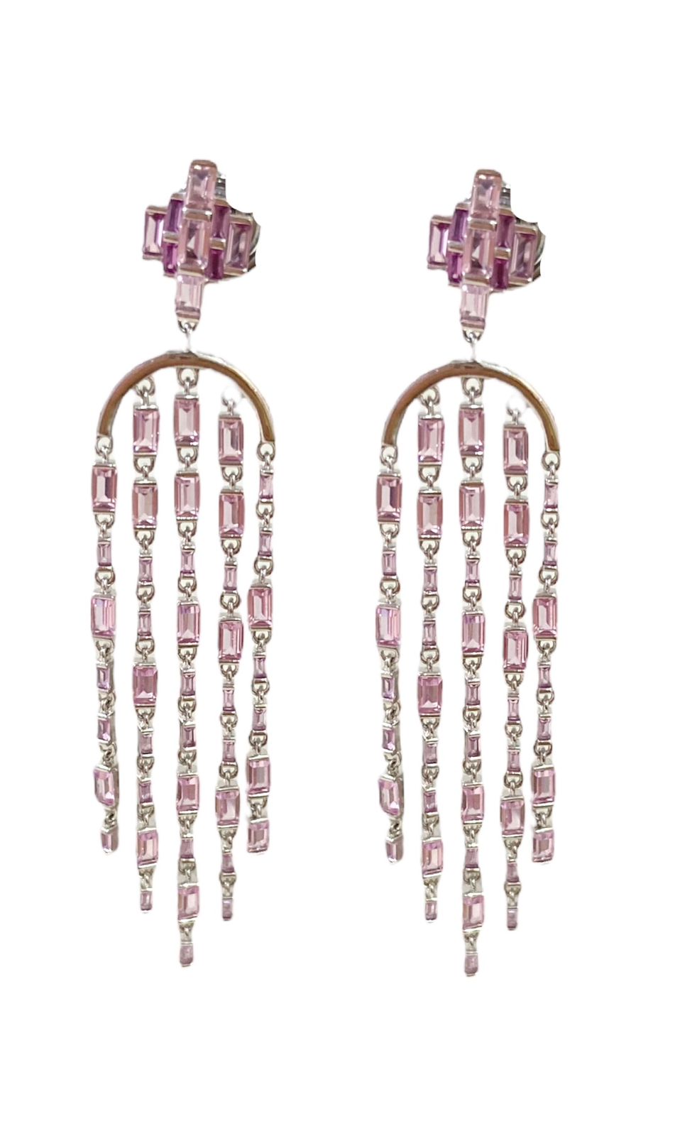 silver earrings