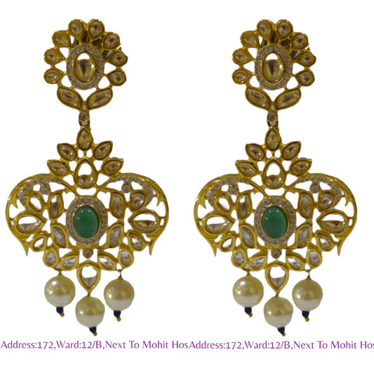 SILVER 925 JADAU EARRRINGS