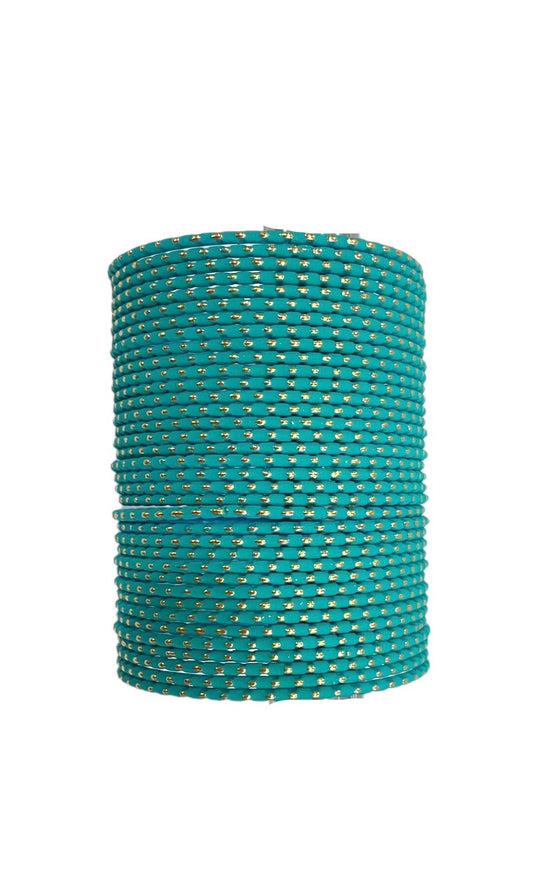 TURQUOISE GREEN BANGLES