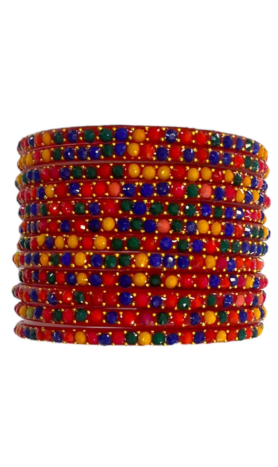 RED MULTI COLOR BANGLES