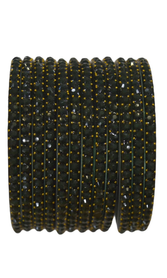 BLACK PLASTIC BANGLES