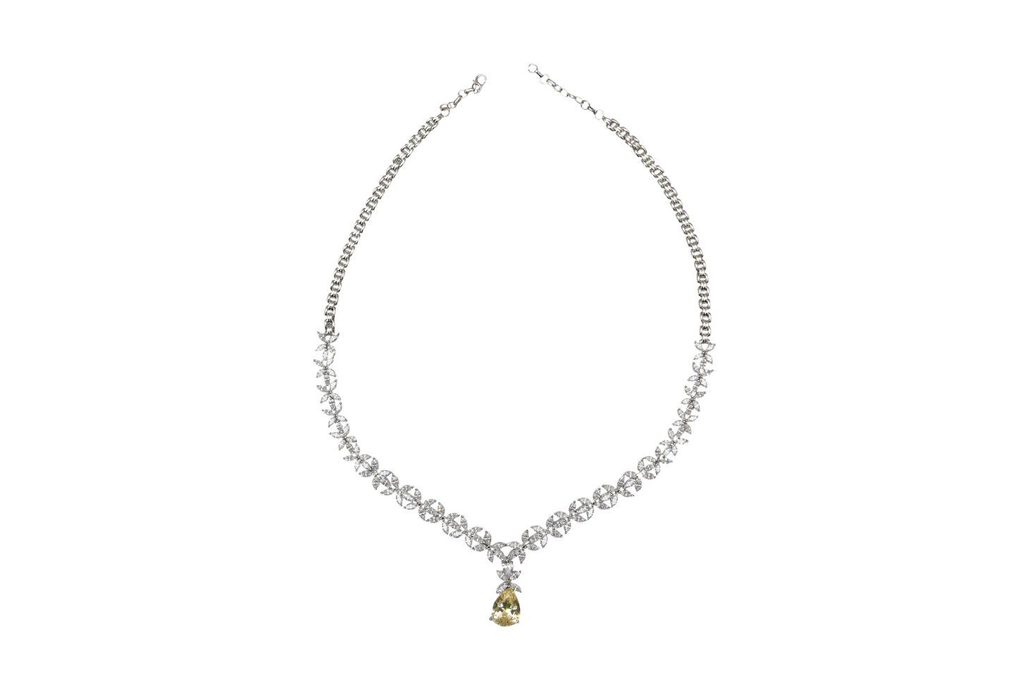 Silver Swarovski Necklace